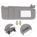 Ocpty Right Passenger Side Gray Sun Visor Without Sunroof Fit For 2006 2007 2008 2009 2010 2011 Toyota Camry 74310-06750-b0