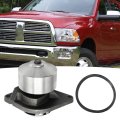 Engine Water Pump For Dodge Ram 2500 3500 5 9l 1994 2007 7 Blade Impeller Heavy Duty Metal Replaces 5010964aa 43526 Cr307water