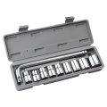 10pcs Wrench Socket Set Carbon Steel Repair Tool Kit With Gray Box Suitable For Car Household Machine And Auto