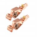 Uxcell Battery Test Clip 10 Amps Spring Clamp Replacement For Automotive Car Copper 2pcs