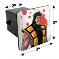 Mortal Kombat Klassic Scorpion Character Tow Trailer Hitch Cover Plug Insert