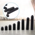 M3 Grub Screws Black 12 9 Grade Carbon Steel 3mm 4mm 5mm 6mm 8mm 10mm 12mm 14mm Screw Assortment Socket Cup Point Set