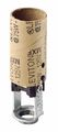 Leviton 10025 Candelabra Base One-piece Keyless Incandescent Phenolic Lampholder Hickey Mount Single Circuit Back Wired Black 