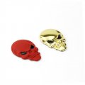 Wakauto 2 Pieces Skull Stickers 3d Wall Halloween Gothic Skeleton Sticker Bumper Repair Mark Ghost Head