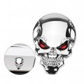 Wakauto 2 Pieces Skull Stickers 3d Wall Halloween Gothic Skeleton Sticker Bumper Repair Mark Ghost Head