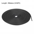 Uxcell Nitrile Rubber Round Seal Strip 3mm 1 8 Diameter 3 Meters 9 84ft Long Hard Solid Weather Stripping For Diy Gasket