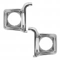 Headlight Trim Bezel Chrome Silver Driver Passenger Pair For Blazer Pickup Jimmy 