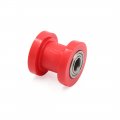 Uxcell 10mm Hole Chain Roller Pulley Slider Tensioner Wheel Guide Red For Motorcycle