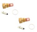 2 Pack K L 18-4614 Float Needle Valve Assembly 16011-mb1-671 Fits Honda Vf500 Vf700 Vf750 Gl1200 Gold Wing 
