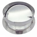 Hvac Premium Stick-on Collar Duct With Damper Galvanized Steel Metal 30 Gauge 8 Stick On W Damper Is For 