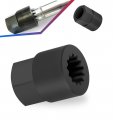 Camoo 91-56775t Outboard Drive Shaft Adapter Fits For Mercury Outboards Mc-i R-mr Alpha One Gen Ii Fit 13 Spline Driveshaft 