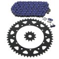 Blue O Ring Chain And Sprocket Kit 12 49 116l For Yamaha Yz125 1993 1994 1995 1996 Steel Front Rear 