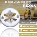 Rexka 30pcs Radiator Support Splash Shield Push On Retainer For Audi Vw N90-796-501 N90-796-502