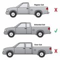 Brake Light Lens Extended Cab For 94-04 S-10 Sonoma High Third