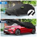 Uxcell For Opel Corsa D E F Se Sri 2006-2022 Cover Waterproof Car Outdoor Full All Weather Protection Rain Sun With Zipper