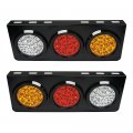 Led Truck Trailer Tail Lights With Iron Bracket Base Waterproof Dc12-24v 48-led Light Bar For Turn Signal Running Lamps Fits 