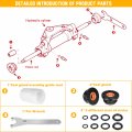 Hc5345 Seal Kit For Seastar Hydraulic Steering Cylinder With Pin Wrench Hs5157 Compatible Hc5340 Hc5341 Hc5342 Hc5343 Hc5344