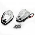 Httmt Mt224-012-cd Cl Clear Flush Mount Motorcycle Turn Signals Blinker Light Compatible With Universal Sportbikes