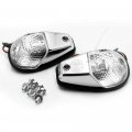 Httmt Mt224-012-cd Cl Clear Flush Mount Motorcycle Turn Signals Blinker Light Compatible With Universal Sportbikes