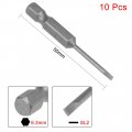 Uxcell 10 Pcs 2mm Slotted Tip Magnetic Flat Head Screwdriver Bits 1 4 Inch Hex Shank 2-inch Length S2 Power Tool