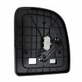 Driver Left Side Mirror Glass Assembly With Back Plate For Ford 1999-2007 F250 F350 F450 2002-2019 E150 E250 E350 E450