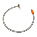 1 Pcs 23 6 Flexible Tire Inflator Hose Adapter M6 Thread Size Air Chuck With For Standard Valve Fine Without Release 
