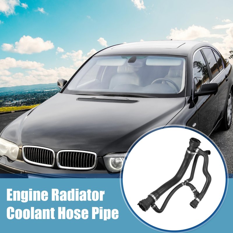 Acropix Engine Radiator Coolant Heater Hose Water Pipe Fit For Bmw 745i Base 4 4l V8 Gas 2002-2005 No 17127508010 Pack Of 1