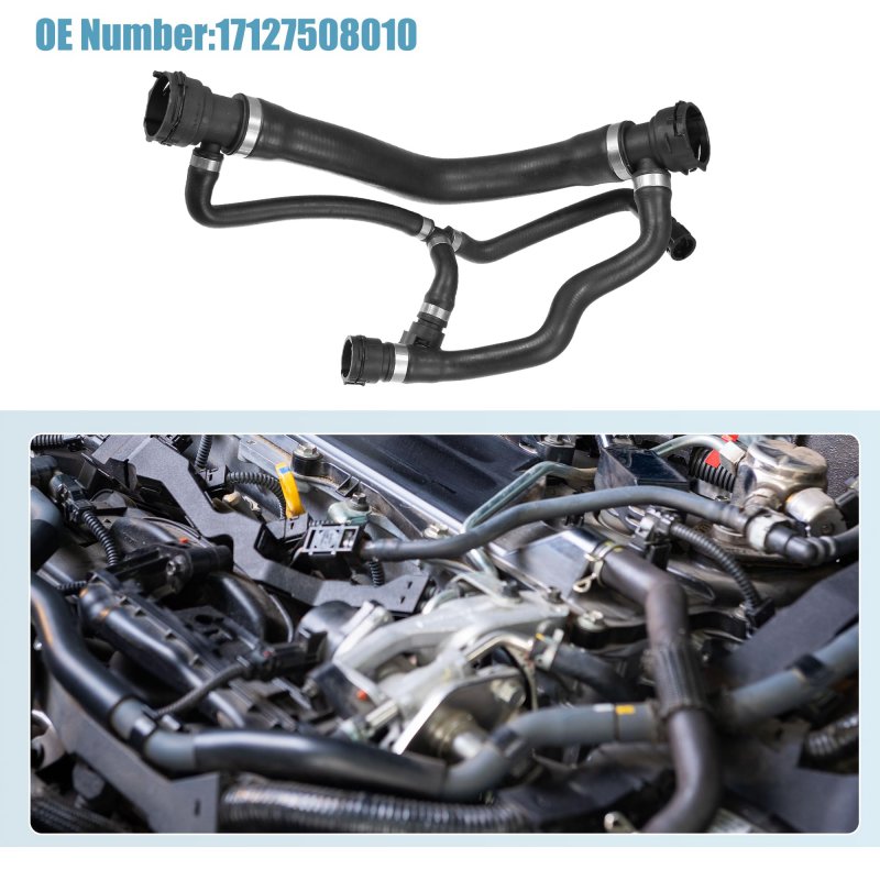 Acropix Engine Radiator Coolant Heater Hose Water Pipe Fit For Bmw 745i Base 4 4l V8 Gas 2002-2005 No 17127508010 Pack Of 1