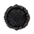 Vicenza Designs K1119 Liscio Insert Knob With Black Leather Strap Oil-rubbed Bronze 