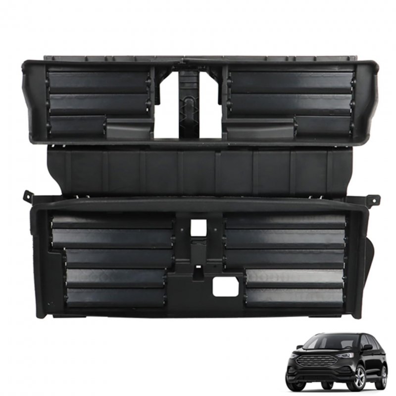 Front Radiator Shutter Assembly Without Actuator For 2019020 2021 Edge 2 0l 2 7l Black Plastic Replacement