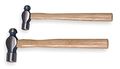 Westward 4yr62 Ball Pein Hammer Set 2 Pc 12 And 24 Oz 