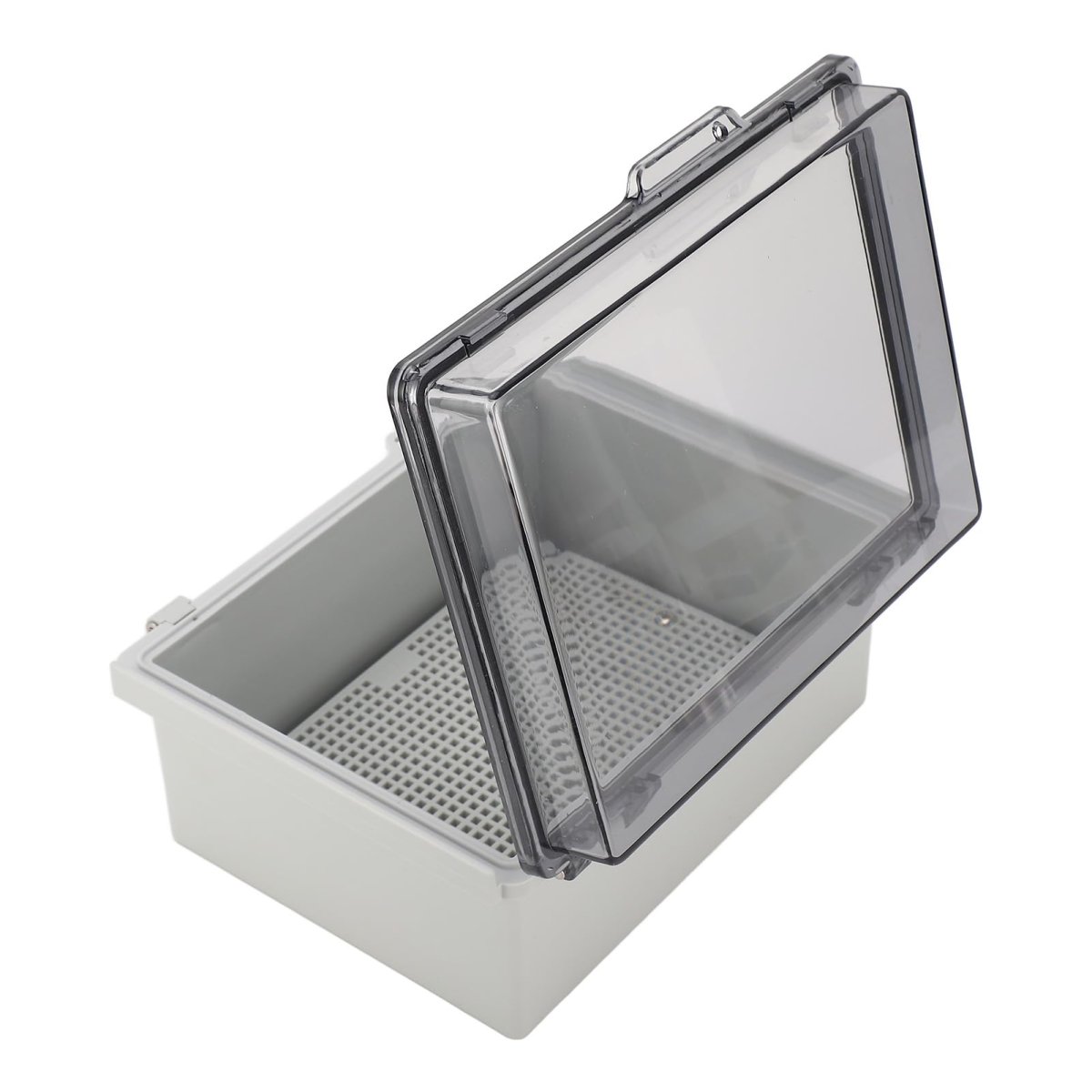 Junction Box With Hinged Abs Plastic Cover