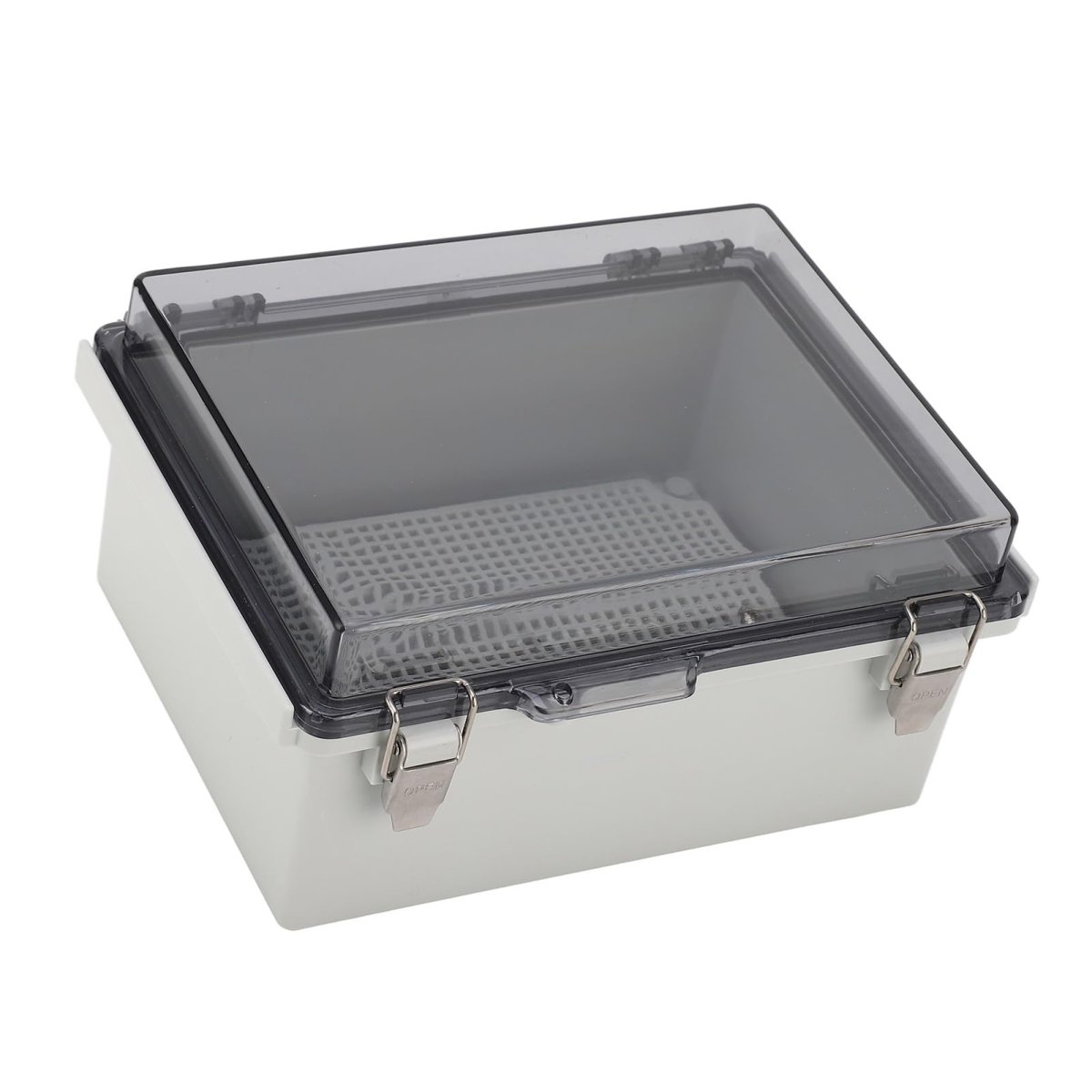 Junction Box With Hinged Abs Plastic Cover