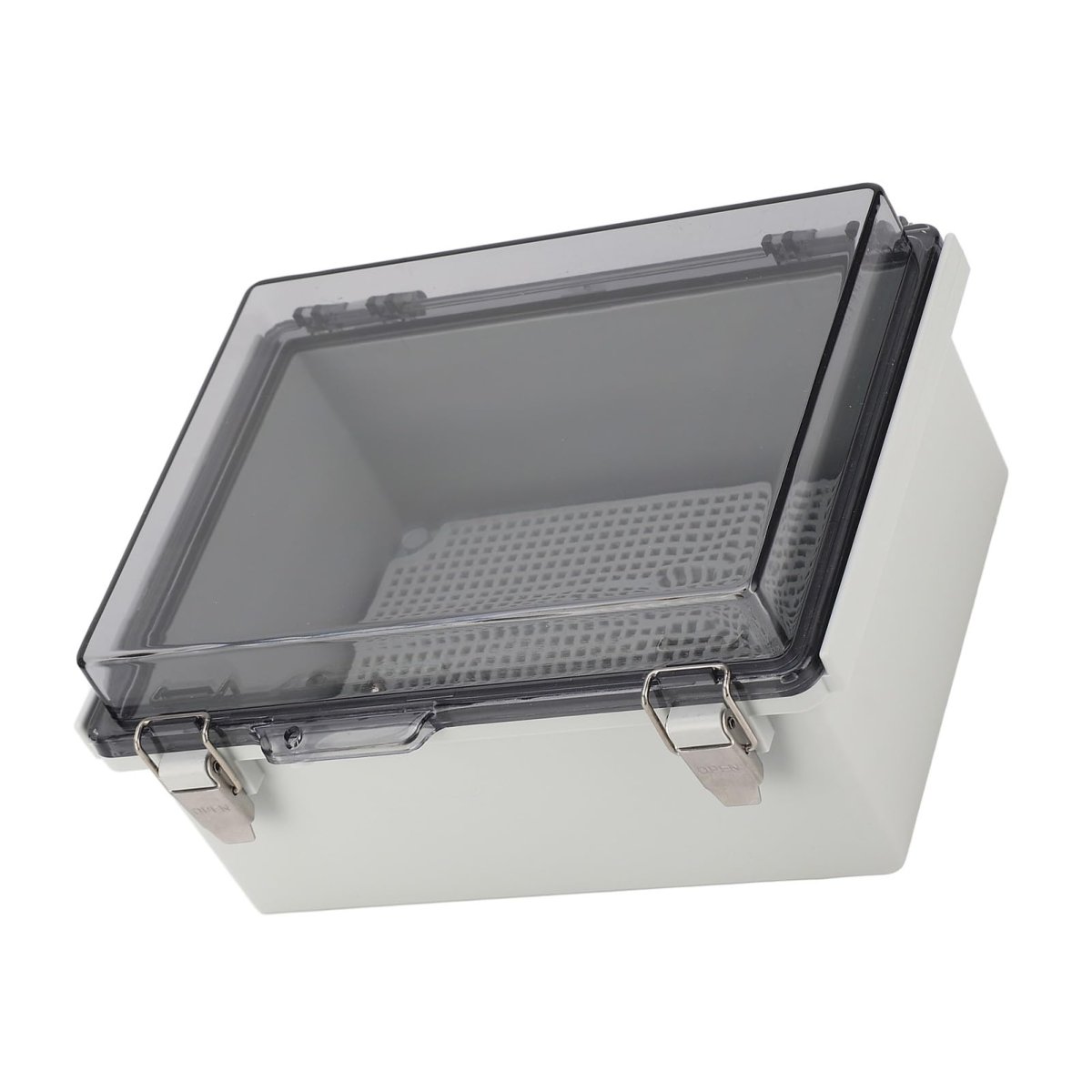 Junction Box With Hinged Abs Plastic Cover