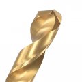Uxcell High Speed Steel Straight Shank Twist Drill Bit Fully Ground Titanium Coated 7 1mm Diameter 109mm Total Length 60mm