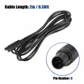 Uxcell 6 Pin 56ft Dash Cam Rear View Backup Camera Cable Reverse Car Recorder Cord 5 Pcs