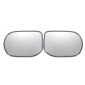 Pair Car Rearview Left Right Side Mirror Glass Replacement W Backing Plate Non-heated White For Honda Civic 2006-2011 