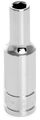 W38308 3 8 In Drive 1 4 6 Point Deep Socket Chrome Vanadium Alloy Steel With Polished Nickel Finish 