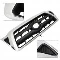 Waltyotur Front Grille Chrome Frame Black Insert To1200268 Replacement For 2005-2008 Tacoma