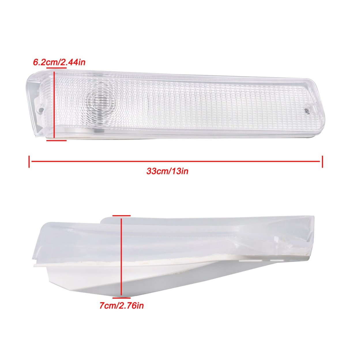 Left And Right Side Clear Lens Pair Turn Signal Lights Replacement For F150 1973-1979 Bronco 1978 1979