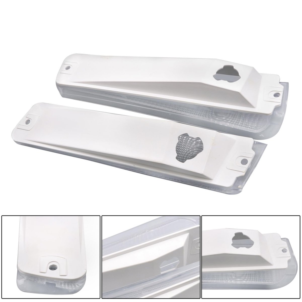 Left And Right Side Clear Lens Pair Turn Signal Lights Replacement For F150 1973-1979 Bronco 1978 1979
