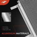 A-premium Air Conditioning A C Condenser Compatible With Mazda 6 2009-2010 Replace Gs3l61480b