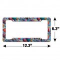 Hot Air Balloons Pattern License Plate Tag Frame