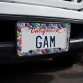 Hot Air Balloons Pattern License Plate Tag Frame