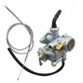 Waltyotur Carburetor Carb With Throttle Cable Replacement For Honda Ct70 Ct70h Ct 70 Trail Bike 1969-1977 K0 K1 K2 K3