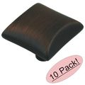 Cosmas 6262orb Oil Rubbed Bronze Modern Cabinet Hardware Knob 1-1 16 Inch Square 10 Pack 