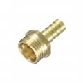 Uxcell Brass Barb Hose Fitting Connector Adapter 10mm Barbed X 1 2 Pt Male Pipe 5pcs