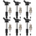 6 Ignition Coils Wilth Iridium Spark Plugs For Suzuki Verona 2 5l 2006 Uf561 5c1786 E1061 
