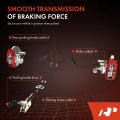 A-premium Rear Driver Side Parking Brake Cable Assembly Compatible With Ford Models F-150 F150 2012 2013 2014 Replace