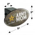 U S Army Mom Oval Tow Trailer Hitch Cover Plug Insert